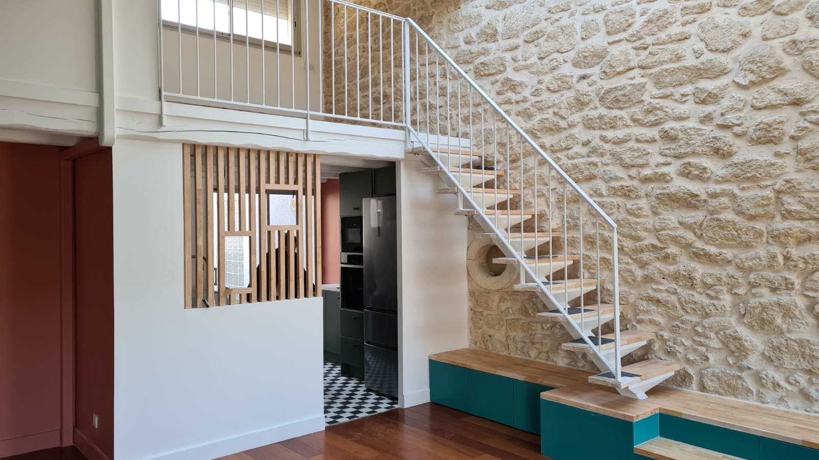 Projet rue Rigaud Archietcte d'intérieur montpellier. renovation. extension. projet sur plan