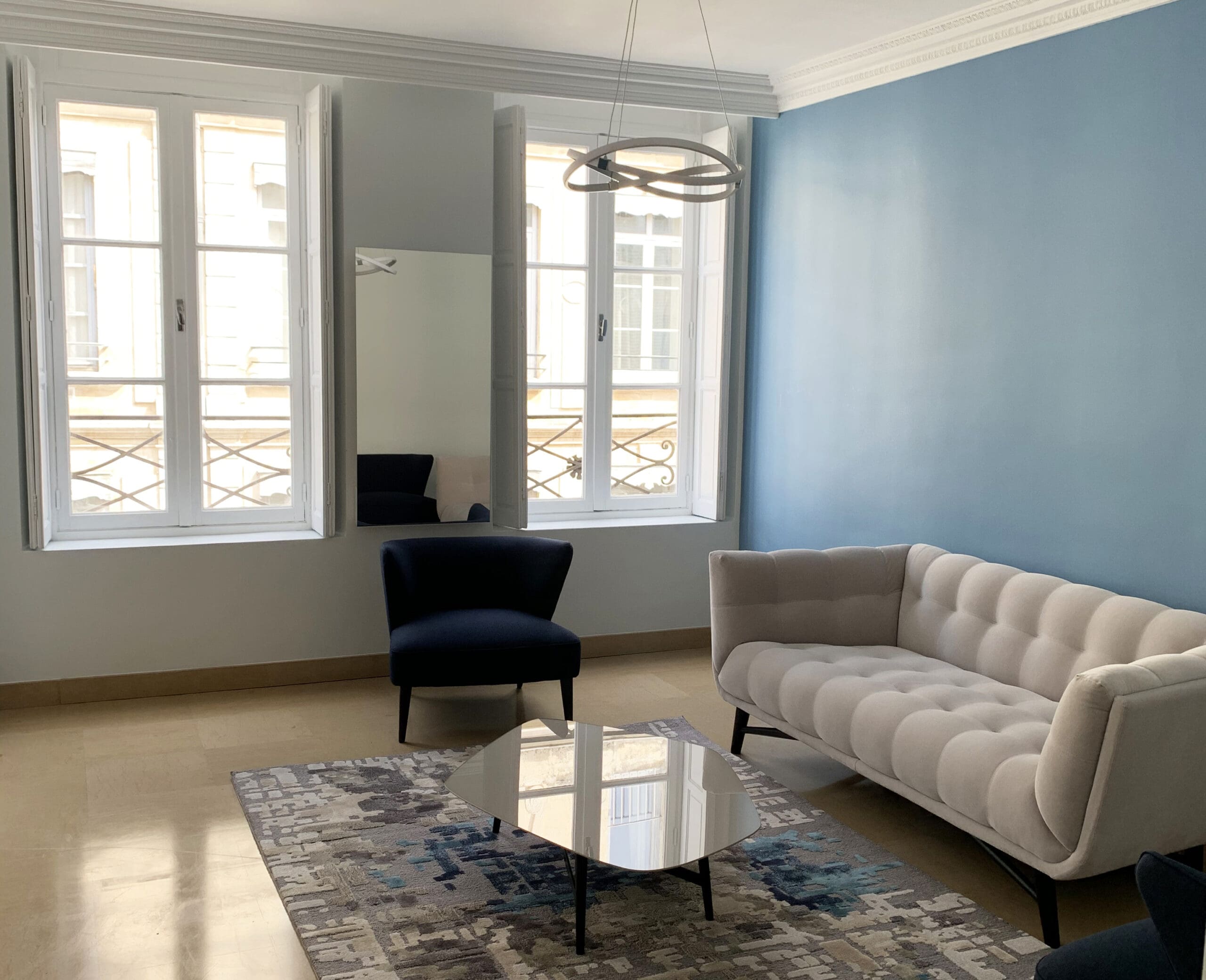 salon rénovation intérieure