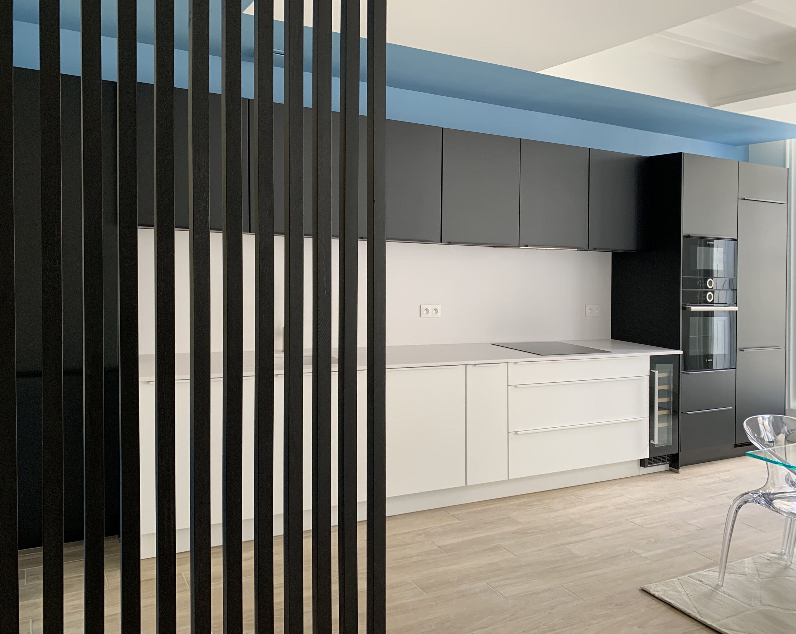 Zoom cuisine rénovation intérieure